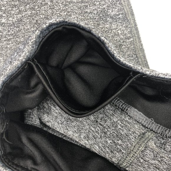 Leg3nd Heathered Gray Yoga Leggings Capri Small - Picture 5 of 8
